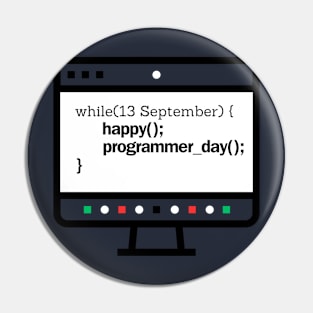 Celebrate Programmer Day Pin