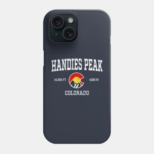 Handies Peak Colorado 14ers Vintage Athletic Mountains Phone Case