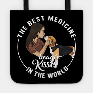 The Best Medicine In The World Is Beagle Kisses Tote