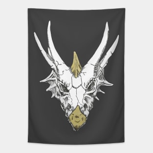 "Goldensnutt" Dragon Skull Tapestry