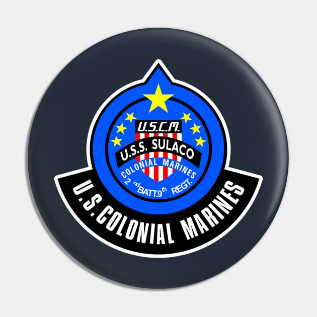 U.s. Colonial marines Pin by SuperEdu