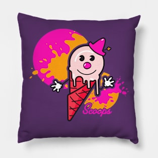 Pop Art for Kids | Scoops | Magenta Pillow