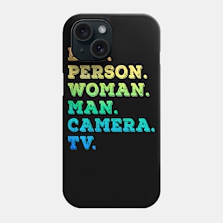 Dog Person Woman Man Camera Tv Phone Case