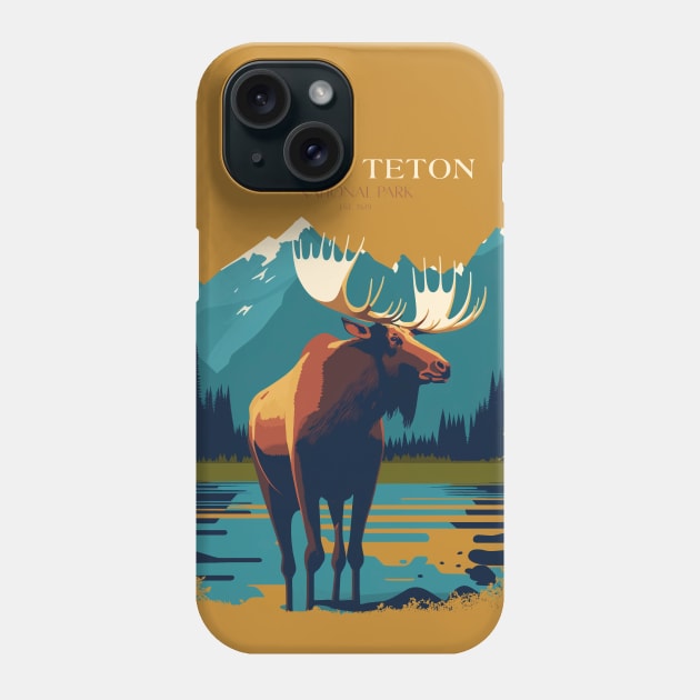 Grand Teton National Park Phone Case by Wintrly