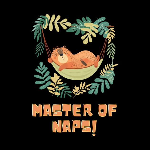 Master of Naps: The Capybara Siesta by Visual Arts Oasis