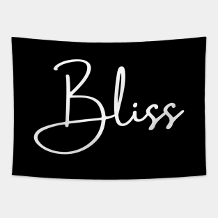 Bliss (white font) Tapestry