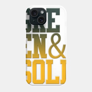 Green & Gold Phone Case