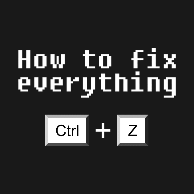 Ctrl Z by chuckfinleyart