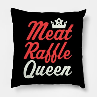 Meat Raffle Queen WNY Meat Raffles Buffalo NY Pillow