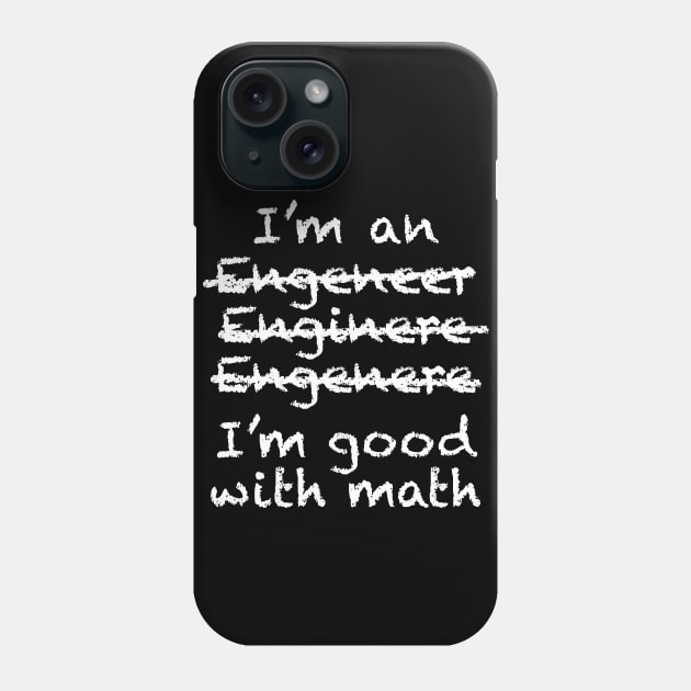 Good with math Phone Case by robinlund