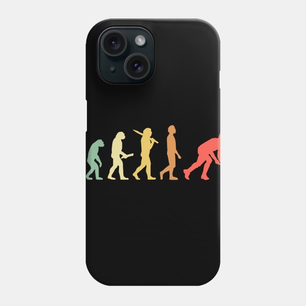 Retro Hockey Evolution Gift For Hockey Players Phone Case by OceanRadar