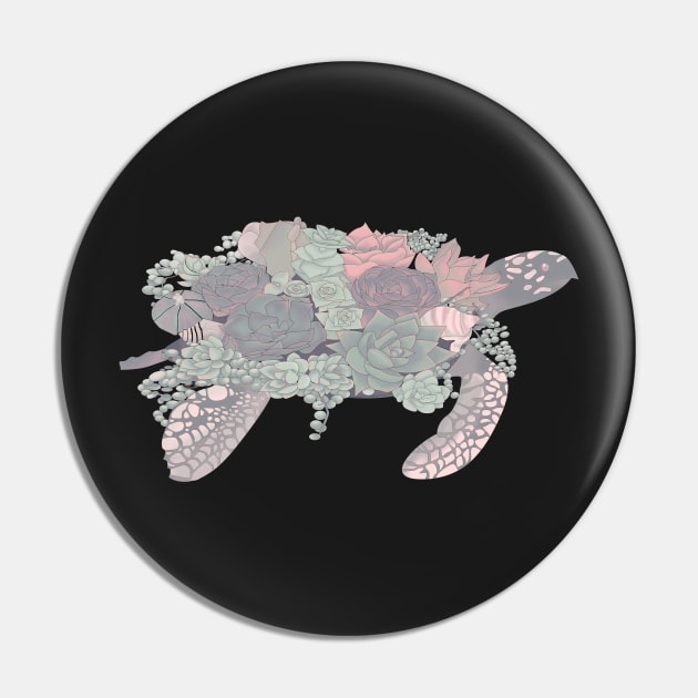 Succulent - Turtle Pin by RenYi