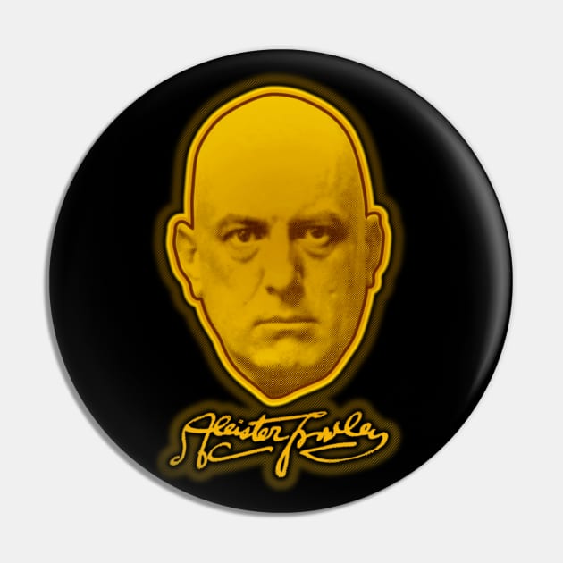 The Great Beast 666 - Aleister Crowley Pin by Ricardo77