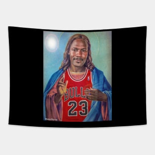 THE LAST DANCE WITH BLACK JESUS Design by Mister Morris Tapestry