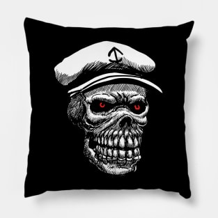 Skull Navy Pillow