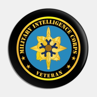 Military Intelligence Corps Branch Veteran Pin