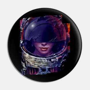 Space Woman Pin