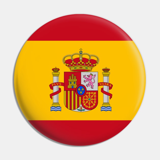 Spain Flag Pin by Design_Lawrence