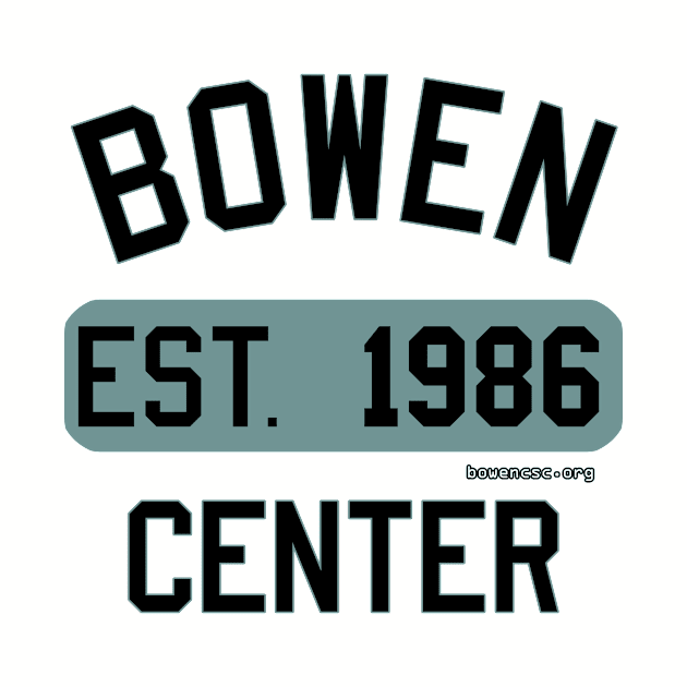 Bowen Center Est 1986 Teal by The Bowen Center