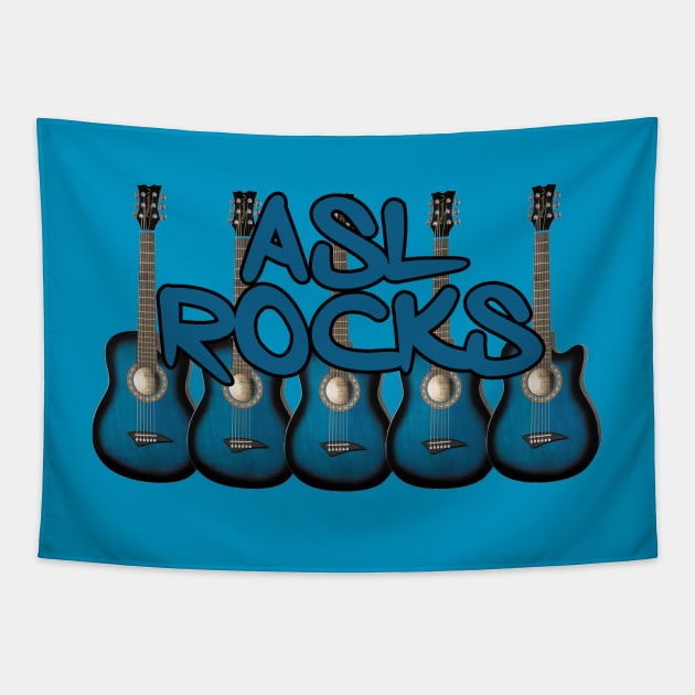 ASL Rocks Tapestry by MonarchGraphics