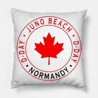 Juno Beach - Normandy D-Day - Canada Pillow