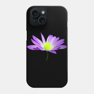 purple blooming flower, flowers, garden, blooms, violet Phone Case