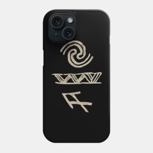 Ancient Hawaiian Symbols 1 by Buck Tee Phone Case