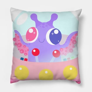 Octopus Space Alien with Tentacles Pillow