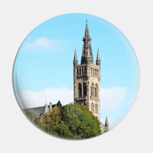 Scottish Photography Series (Vectorized) - University of Glasgow Pin