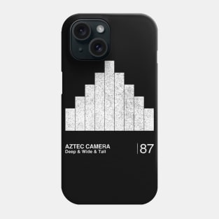 Aztec Camera / Minimalist Graphic Artwork Fan Design T-Shirt Phone Case