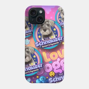 Schnauzer dog Phone Case