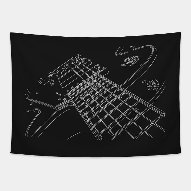 The Last Vintage Guitar Tapestry by SolarFlare