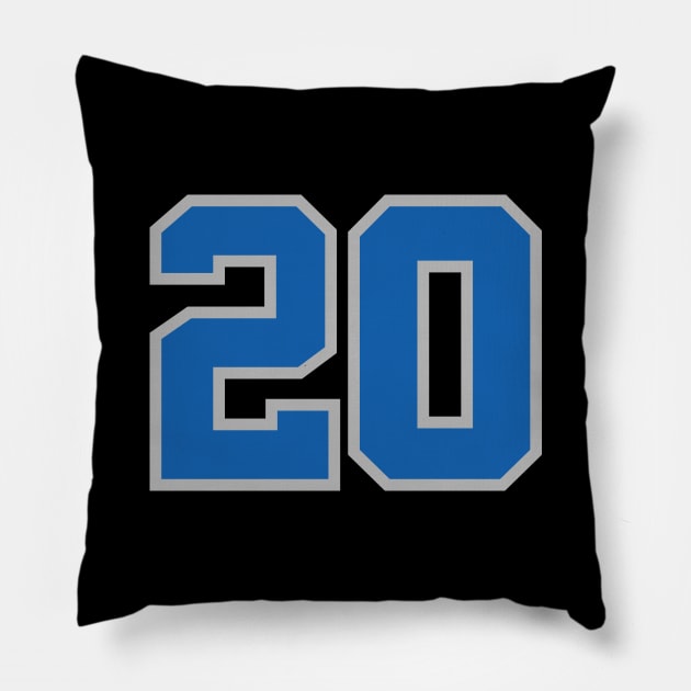 Sanders #20 Pillow by HeyBeardMon