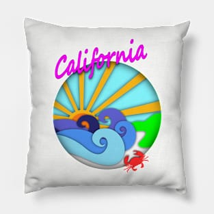 California Beach Pillow