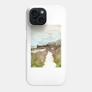 Coastal path at Crail in Fife, Scotland [Colour version] Phone Case