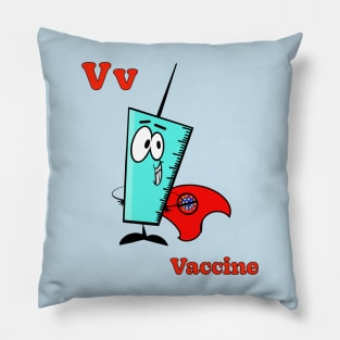 V is for Vaccine Pillow