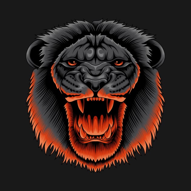 Roaring Lion by Marciano Graphic