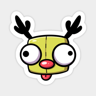 Gir The Red Nose Reindeer Magnet