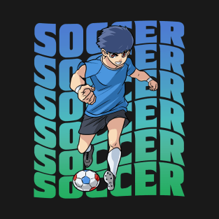 Soccer Player Boys Girls Youth Futbol Lover Gift T-Shirt