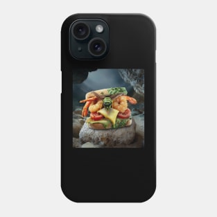 fried shrimp and wasp sandwich Phone Case