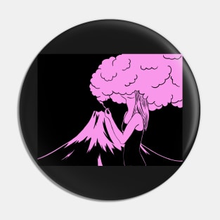 Girl smoking Pin