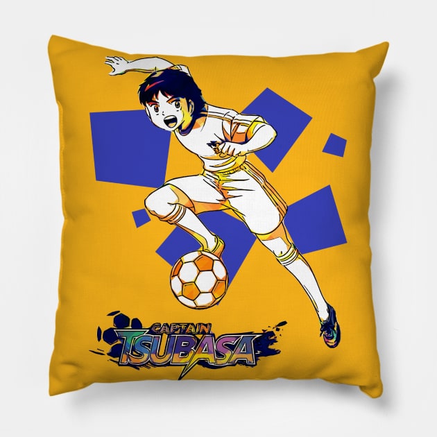 Captain Tsubasa Popart Pillow by masnono