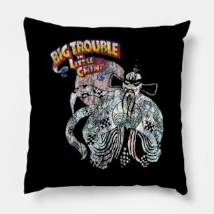 Big Trouble In Little China Fu Manchu Age Fade Pillow