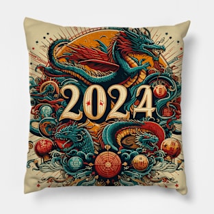 Year of the Dragon 2024 Pillow