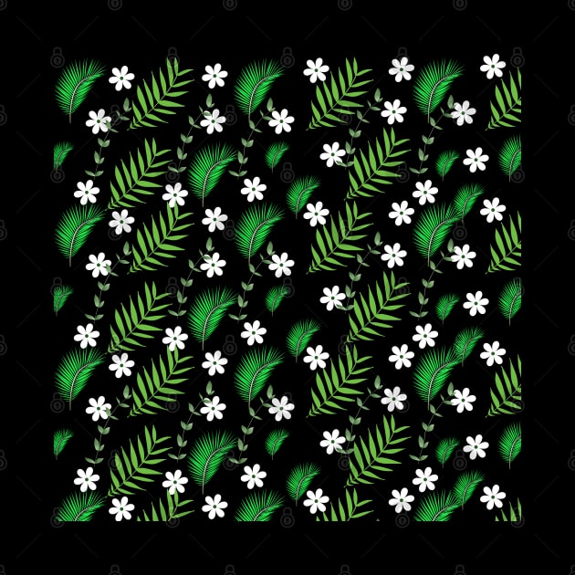 green leaf pattern by ICONIS