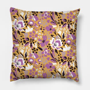 Yellow Floral Garden Pillow