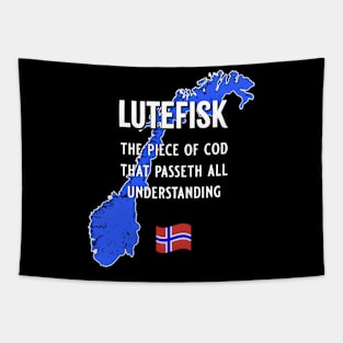 Lutefisk - The Piece Of Cod T Passeth All Understanding Tapestry