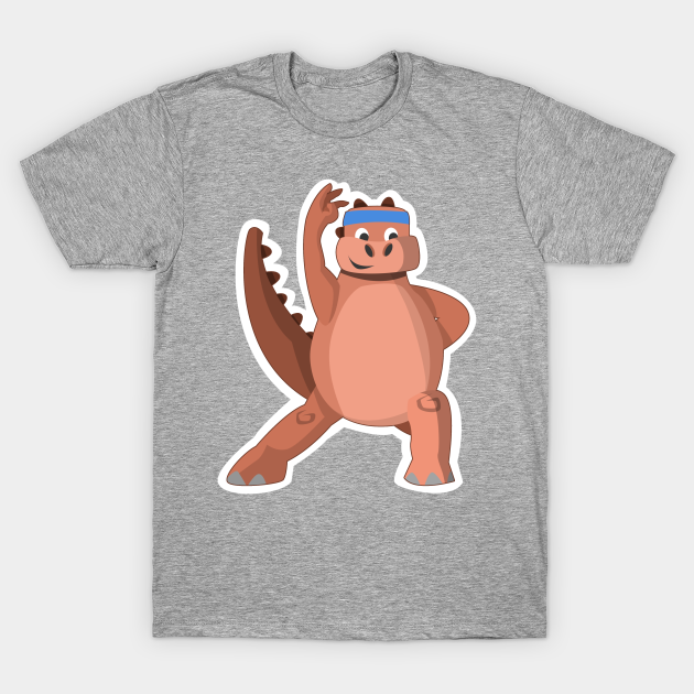 Discover The health-conscious dinosaur - Dino - T-Shirt