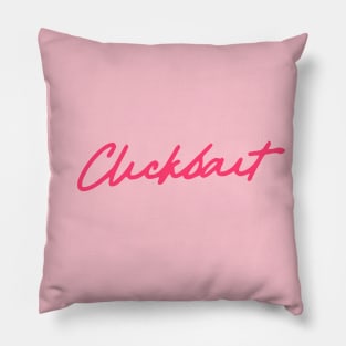 Pink Clickbait Shirt Pillow