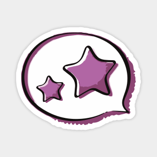 BTS butter star purple Magnet